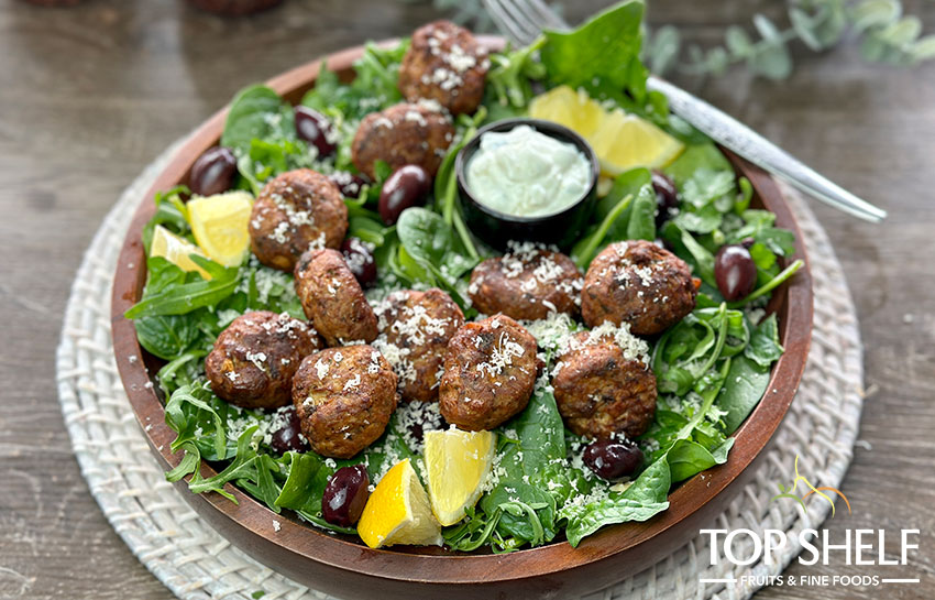 Greek Keftedes Meatballs