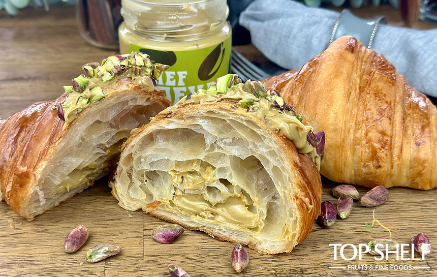 Pistachio Crema Croissants