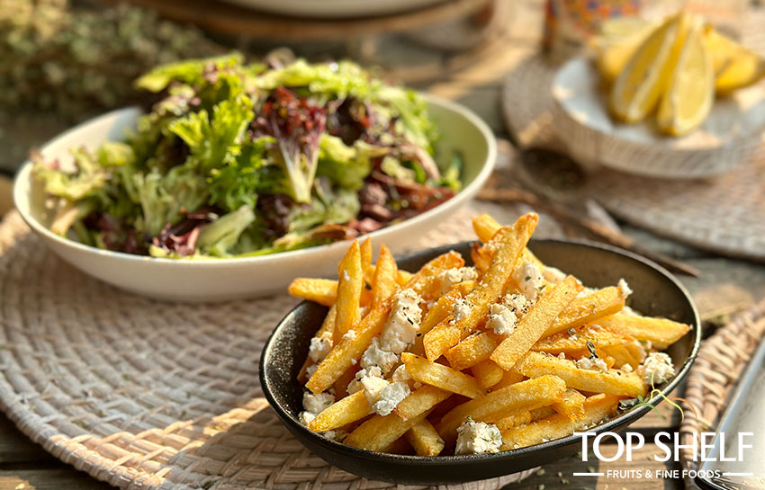 Greek Chips with Feta & Oregano